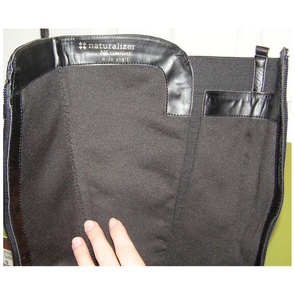 New w/box Naturalizer wide shaft riding boots 9 - Picture 7 of 8